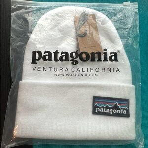 Patagonia White Beanie